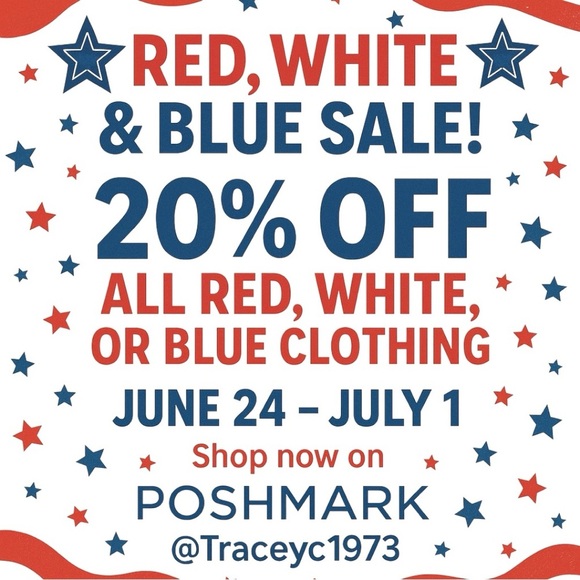 Red, White, and Blue Clothing Sale🔥💥 - Picture 1 of 1